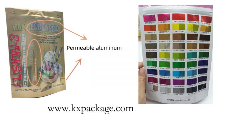 Permeable aluminum packaging
