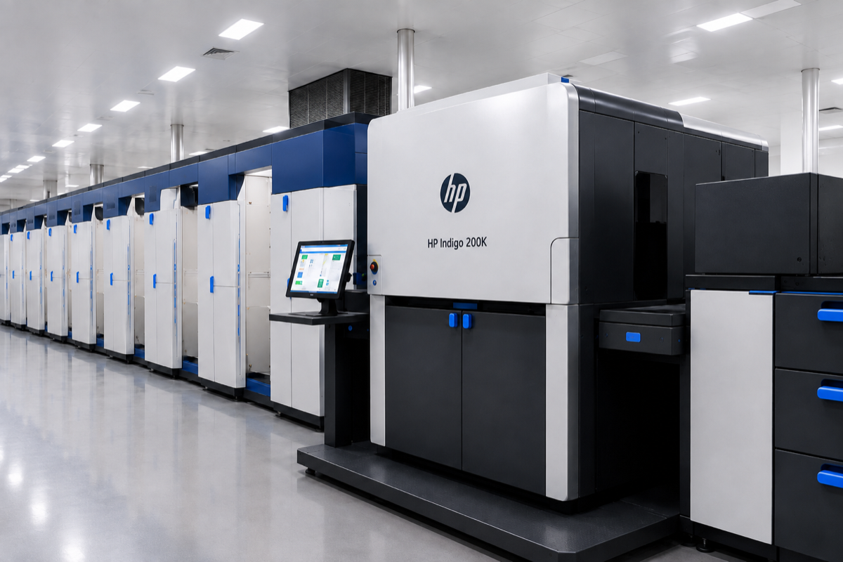 HP Indigo digital printing equipment