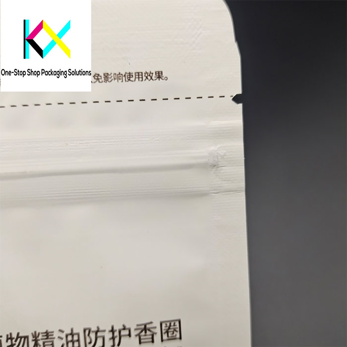 White Kraft Stand Up Pouches